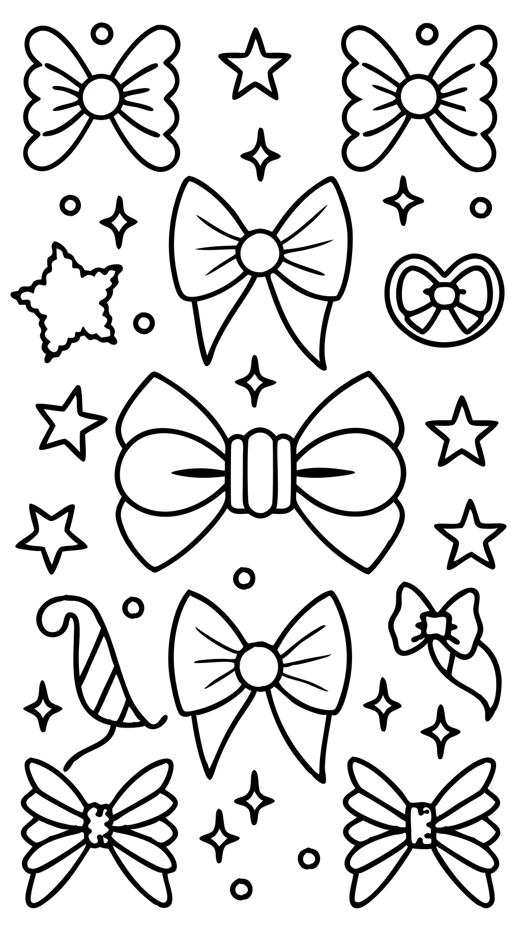 coloriage à nœud papillon